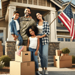 Texas family moving into new home with help from a military realtor near them. Connect with our veteran and military spouse real estate agents today.