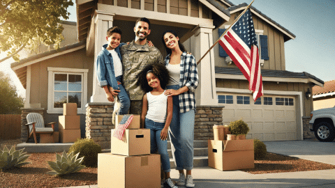 Texas family moving into new home with help from a military realtor near them. Connect with our veteran and military spouse real estate agents today.