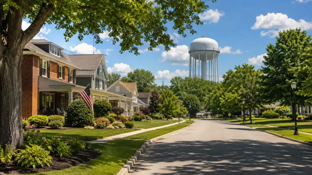 Fairborn Ohio neighborhood near Wright-Patterson AFB for military families
