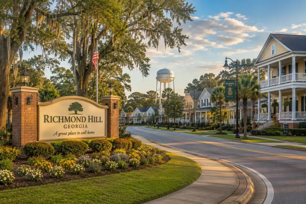 Richmond Hill homes served by Savannah military Realtors near Fort Stewart and Hunter Army Airfield