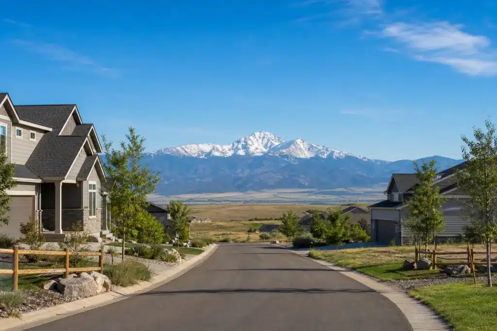 Falcon Colorado homes east of Colorado Springs within commuting range of Fort Carson