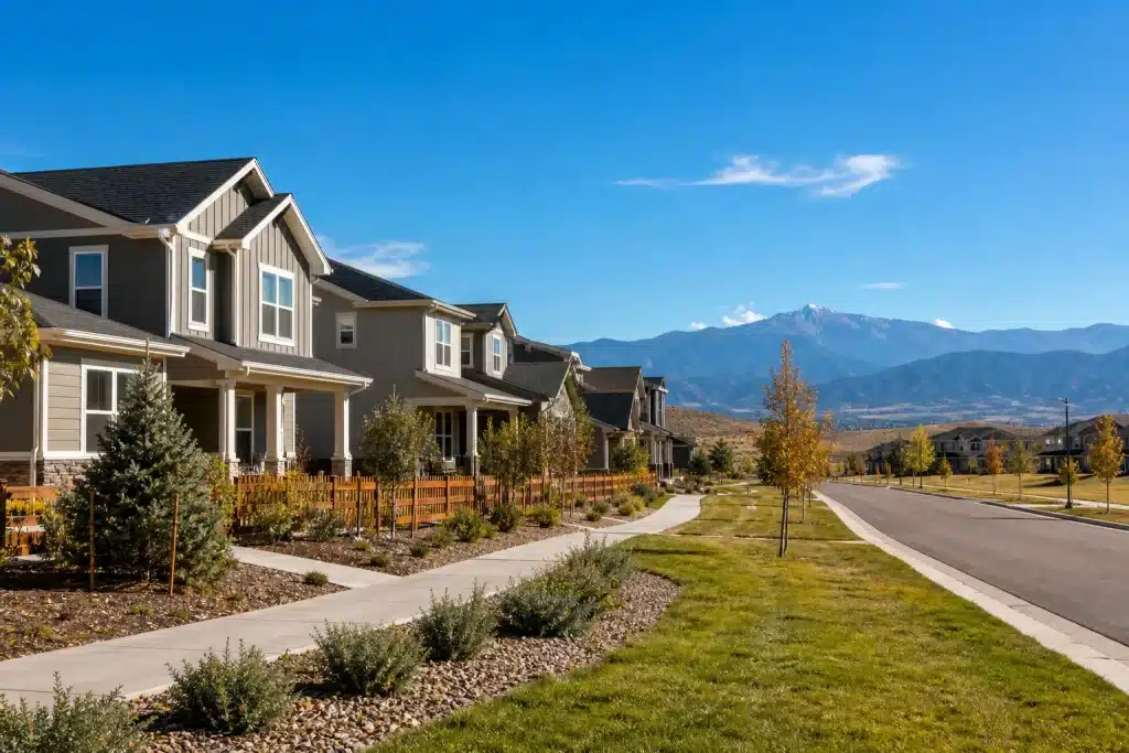 Lorson Ranch newer homes near Fort Carson in Colorado Springs