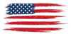 Distressed American flag icon for veteran-owned and operated PCS JOES military Realtor network