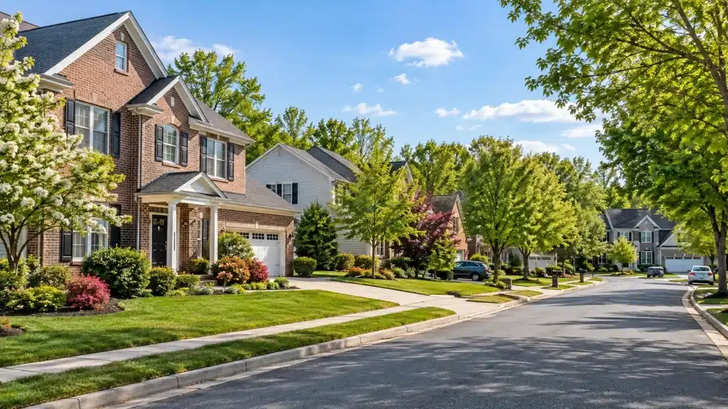 Representative Bel Air Maryland neighborhood near Aberdeen Proving Ground for military families