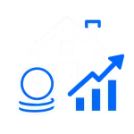 House value icon for home valuation guidance in Pensacola